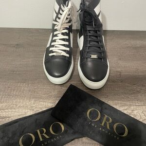 Black and White Men's Sneakers